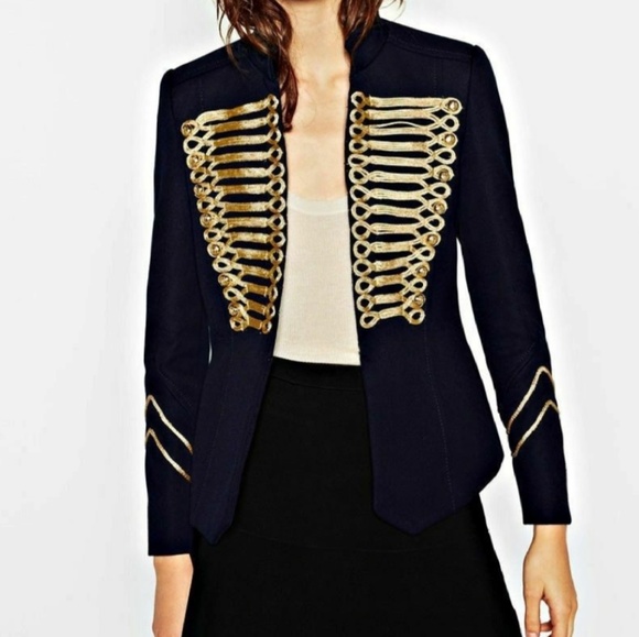 zara military jacket